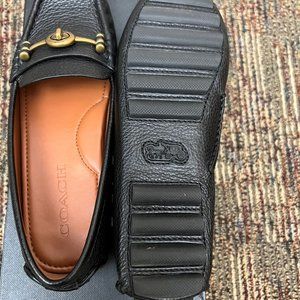 NIB Coach Black Driving Loafer Size 5.5